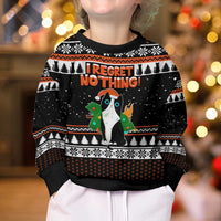 I Regret Nothing Cat Christmas Kid Ugly Christmas Sweater Xmas Holiday Patterns - Wonder Print Shop
