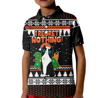 I Regret Nothing Cat Christmas Christmas Kid Polo Shirt Xmas Holiday Patterns - Wonder Print Shop