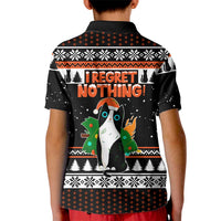 I Regret Nothing Cat Christmas Christmas Kid Polo Shirt Xmas Holiday Patterns - Wonder Print Shop