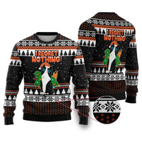 I Regret Nothing Cat Christmas Ugly Christmas Sweater Xmas Holiday Patterns - Wonder Print Shop