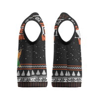 I Regret Nothing Cat Christmas Christmas Knitted V-Neck Vest Xmas Holiday Patterns - Wonder Print Shop
