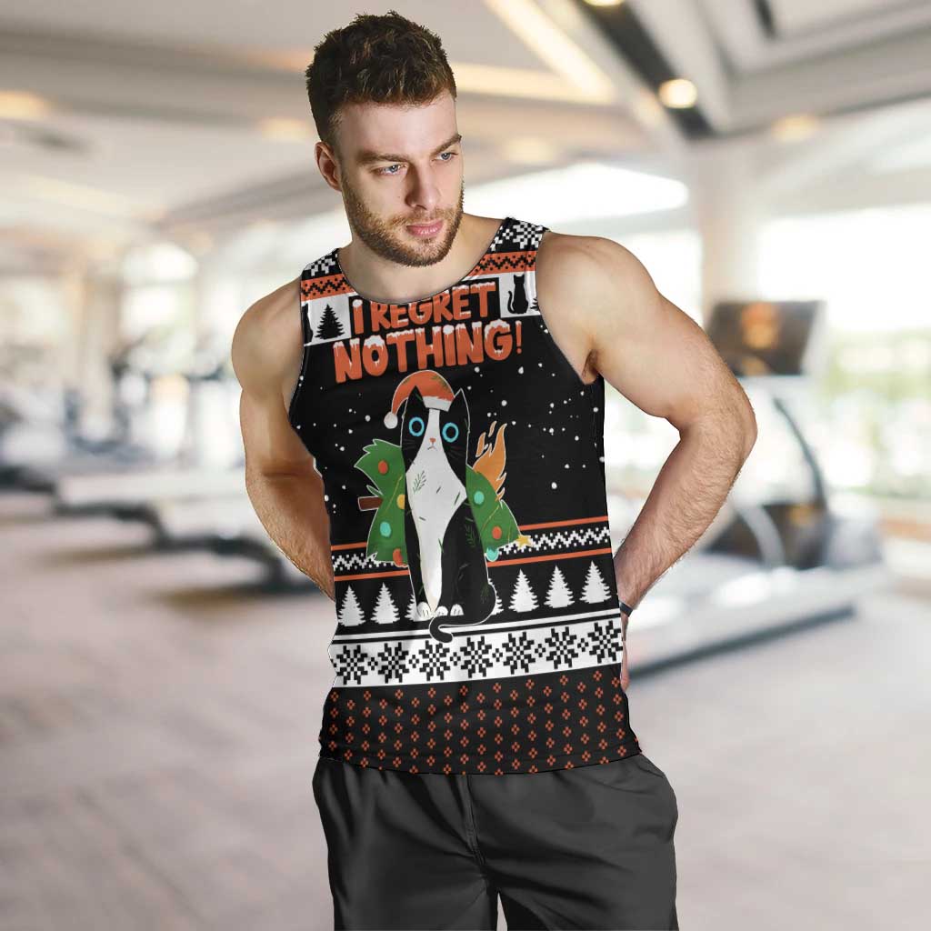 I Regret Nothing Cat Christmas Christmas Men Tank Top Xmas Holiday Patterns - Wonder Print Shop