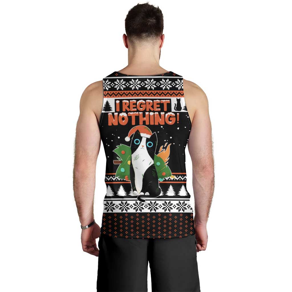 I Regret Nothing Cat Christmas Christmas Men Tank Top Xmas Holiday Patterns - Wonder Print Shop