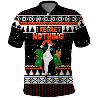 I Regret Nothing Cat Christmas Christmas Polo Shirt Xmas Holiday Patterns - Wonder Print Shop
