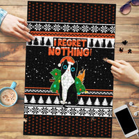 I Regret Nothing Cat Christmas Christmas Puzzle Xmas Holiday Patterns - Wonder Print Shop