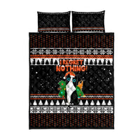 I Regret Nothing Cat Christmas Christmas Quilt Bed Set Xmas Holiday Patterns - Wonder Print Shop