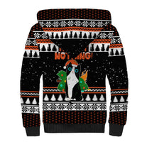 I Regret Nothing Cat Christmas Christmas Sherpa Hoodie Xmas Holiday Patterns - Wonder Print Shop