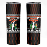 I Regret Nothing Cat Christmas Christmas Skinny Tumbler Xmas Holiday Patterns - Wonder Print Shop