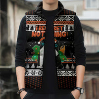 I Regret Nothing Cat Christmas Christmas Sleeveless Puffer Jacket Xmas Holiday Patterns - Wonder Print Shop
