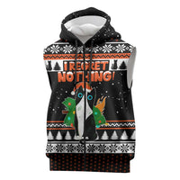 I Regret Nothing Cat Christmas Christmas Sleeveless Zip Hoodie Xmas Holiday Patterns - Wonder Print Shop