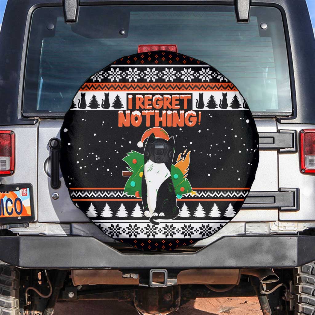 I Regret Nothing Cat Christmas Christmas Spare Tire Cover Xmas Holiday Patterns - Wonder Print Shop