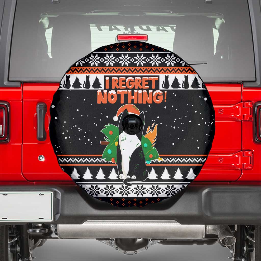 I Regret Nothing Cat Christmas Christmas Spare Tire Cover Xmas Holiday Patterns - Wonder Print Shop