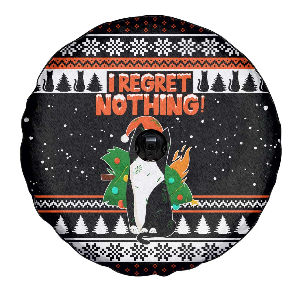 I Regret Nothing Cat Christmas Christmas Spare Tire Cover Xmas Holiday Patterns - Wonder Print Shop