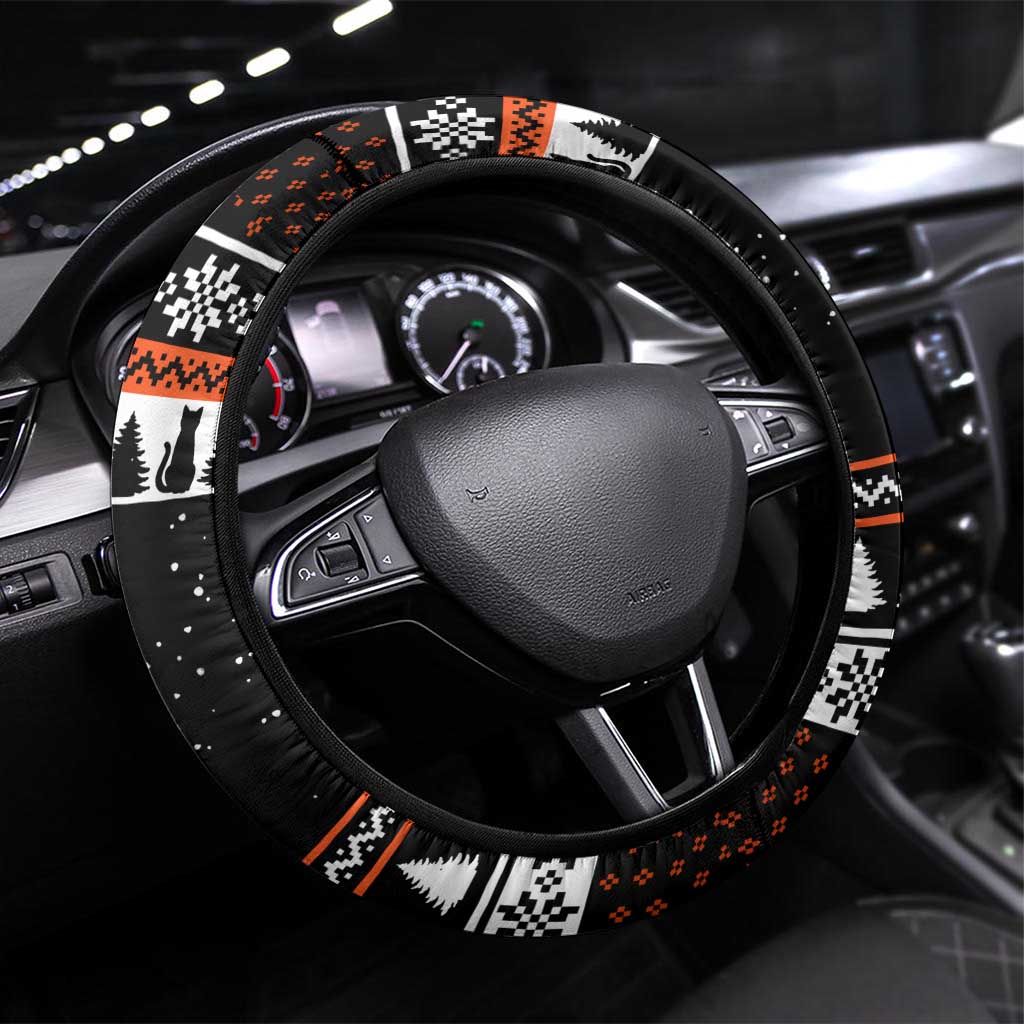 I Regret Nothing Cat Christmas Christmas Steering Wheel Cover Xmas Holiday Patterns - Wonder Print Shop