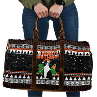 I Regret Nothing Cat Christmas Christmas Travel Bag Xmas Holiday Patterns - Wonder Print Shop