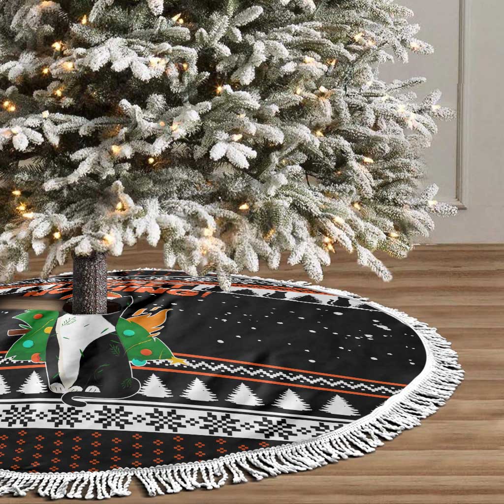 I Regret Nothing Cat Christmas Tree Skirt Xmas Holiday Patterns - Wonder Print Shop