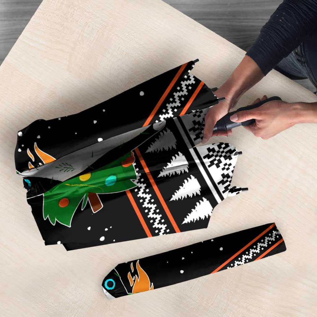 I Regret Nothing Cat Christmas Christmas Umbrella Xmas Holiday Patterns - Wonder Print Shop