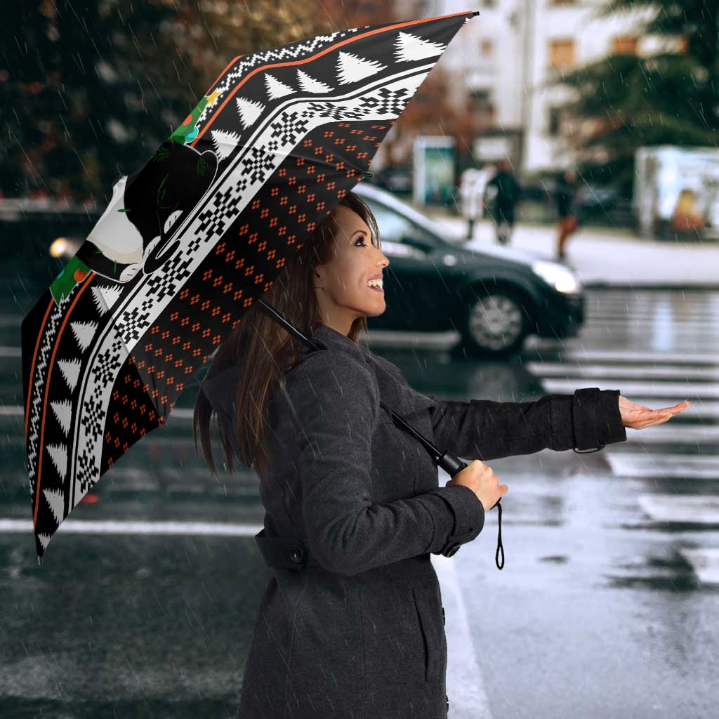 I Regret Nothing Cat Christmas Christmas Umbrella Xmas Holiday Patterns - Wonder Print Shop