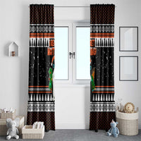 I Regret Nothing Cat Christmas Christmas Window Curtain Xmas Holiday Patterns - Wonder Print Shop