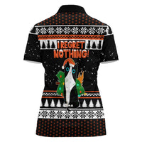 I Regret Nothing Cat Christmas Christmas Women Polo Shirt Xmas Holiday Patterns - Wonder Print Shop