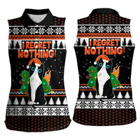 I Regret Nothing Cat Christmas Christmas Women Sleeveless Polo Shirt Xmas Holiday Patterns - Wonder Print Shop