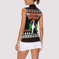 I Regret Nothing Cat Christmas Christmas Women Sleeveless Polo Shirt Xmas Holiday Patterns - Wonder Print Shop