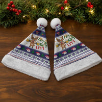 Reindeer Beer Christmas Santa Hat Xmas Holiday Patterns - Wonder Print Shop