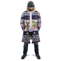 Reindeer Beer Christmas Cloak Xmas Holiday Patterns - Wonder Print Shop