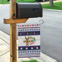 Reindeer Beer Christmas Garden Flag Xmas Holiday Patterns - Wonder Print Shop