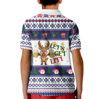 Reindeer Beer Christmas Kid Polo Shirt Xmas Holiday Patterns - Wonder Print Shop