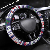 Reindeer Beer Christmas Steering Wheel Cover Xmas Holiday Patterns - Wonder Print Shop