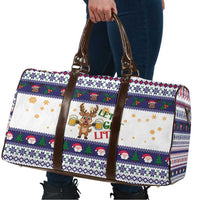 Reindeer Beer Christmas Travel Bag Xmas Holiday Patterns - Wonder Print Shop