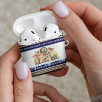 Polar Bears Christma Christmas AirPods Case Xmas Holiday Patterns - Wonder Print Shop