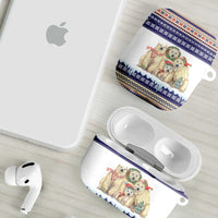 Polar Bears Christma Christmas AirPods Case Xmas Holiday Patterns - Wonder Print Shop