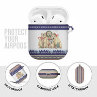 Polar Bears Christma Christmas AirPods Case Xmas Holiday Patterns - Wonder Print Shop