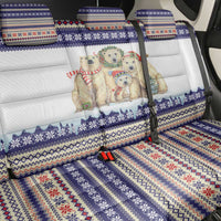 Polar Bears Christma Christmas Back Car Seat Cover Xmas Holiday Patterns - Wonder Print Shop