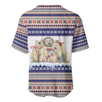 Polar Bears Christma Christmas Baseball Jersey Xmas Holiday Patterns - Wonder Print Shop