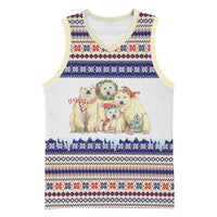 Polar Bears Christma Christmas Basketball Jersey Xmas Holiday Patterns - Wonder Print Shop