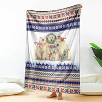 Polar Bears Christma Christmas Blanket Xmas Holiday Patterns - Wonder Print Shop