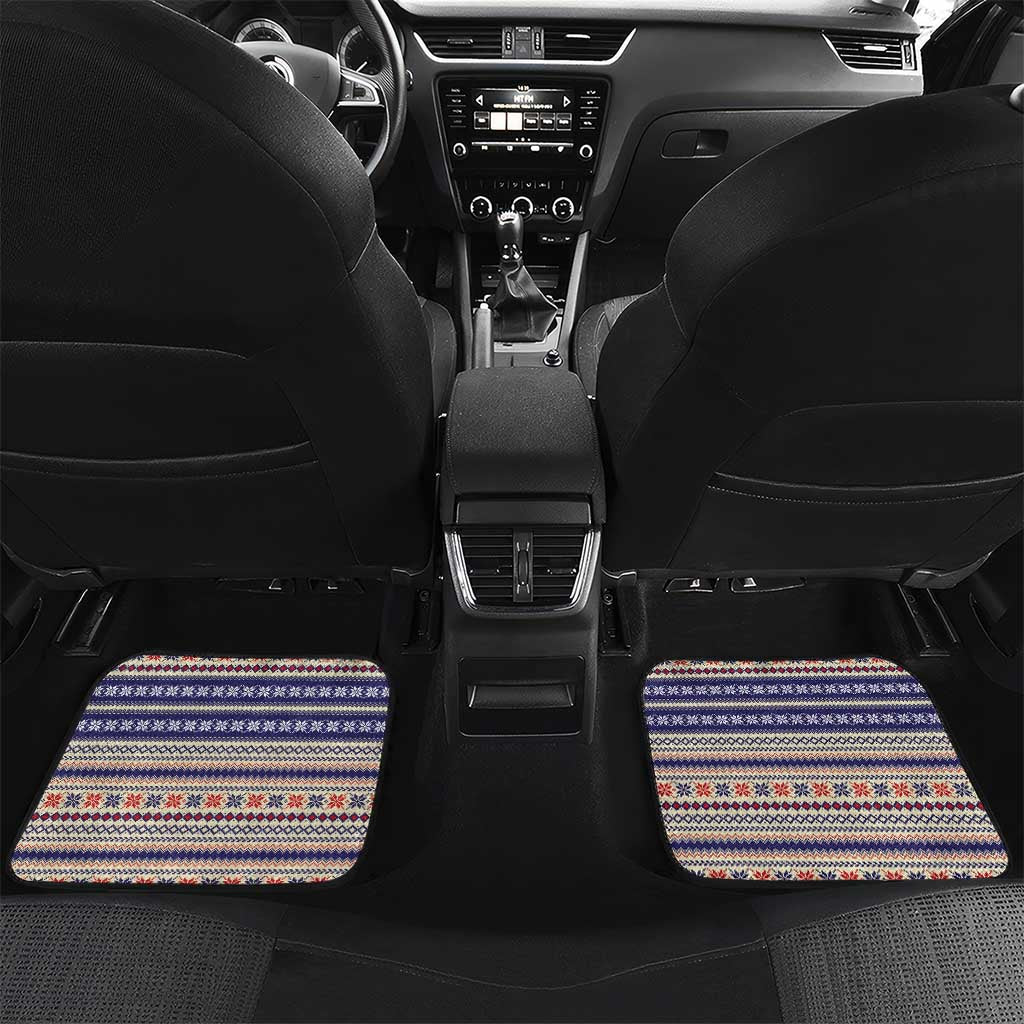 Polar Bears Christma Christmas Car Mats Xmas Holiday Patterns - Wonder Print Shop