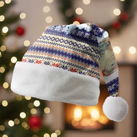 Polar Bears Christma Christmas Santa Hat Xmas Holiday Patterns - Wonder Print Shop
