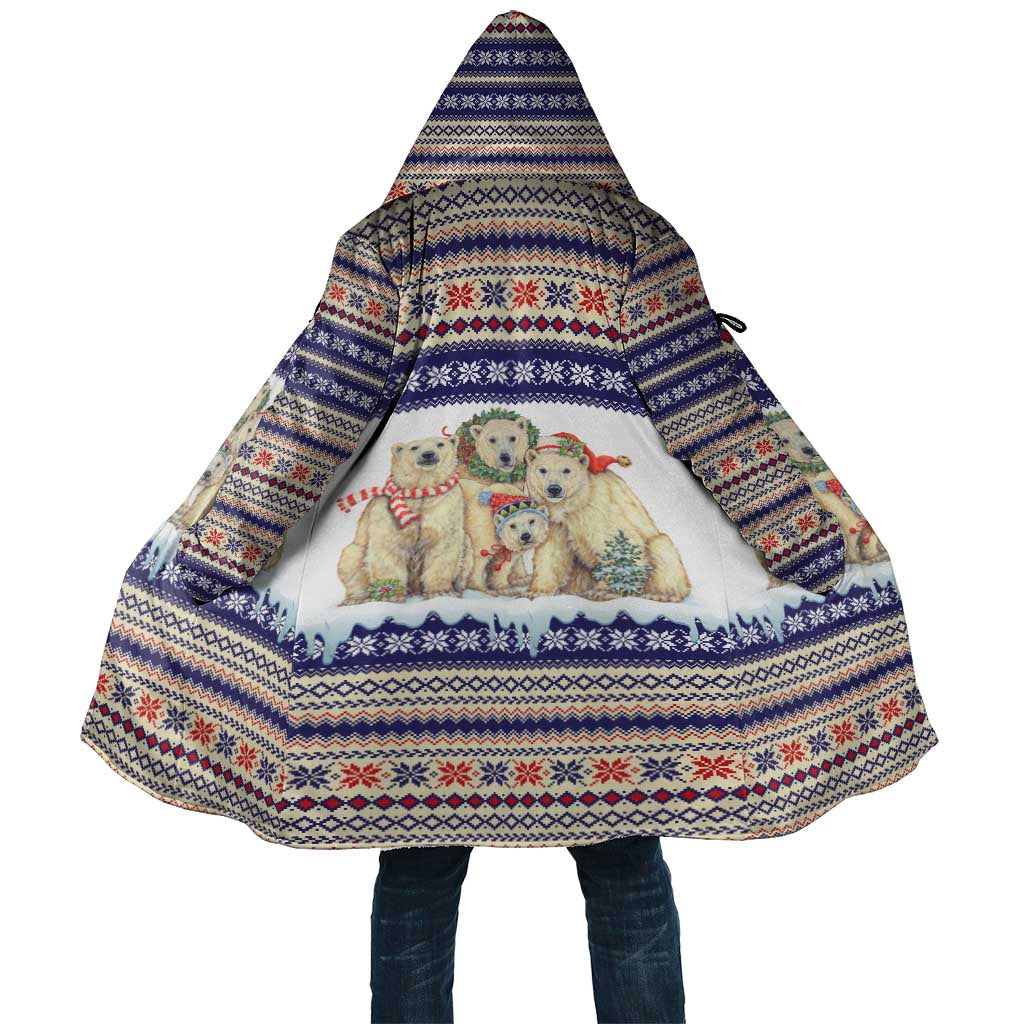 Polar Bears Christma Christmas Cloak Xmas Holiday Patterns - Wonder Print Shop