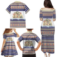Polar Bears Christma Christmas Family Matching Puletasi and Hawaiian Shirt Xmas Holiday Patterns - Wonder Print Shop