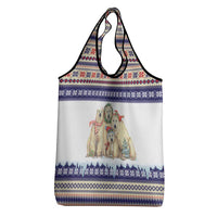 Polar Bears Christma Christmas Grocery Bag Xmas Holiday Patterns - Wonder Print Shop