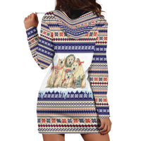 Polar Bears Christma Christmas Hoodie Dress Xmas Holiday Patterns - Wonder Print Shop