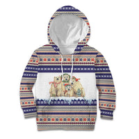 Polar Bears Christma Christmas Kid Hoodie Xmas Holiday Patterns - Wonder Print Shop