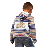 Polar Bears Christma Christmas Kid Hoodie Xmas Holiday Patterns - Wonder Print Shop
