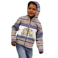 Polar Bears Christma Christmas Kid Hoodie Xmas Holiday Patterns - Wonder Print Shop