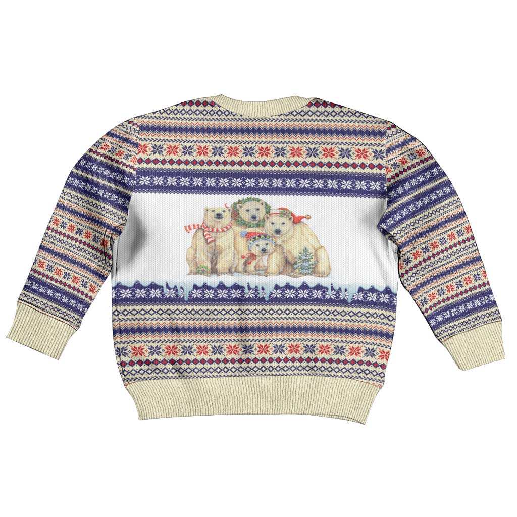 Polar Bears Christma Christmas Kid Ugly Christmas Sweater Xmas Holiday Patterns - Wonder Print Shop