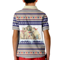 Polar Bears Christma Christmas Kid Polo Shirt Xmas Holiday Patterns - Wonder Print Shop